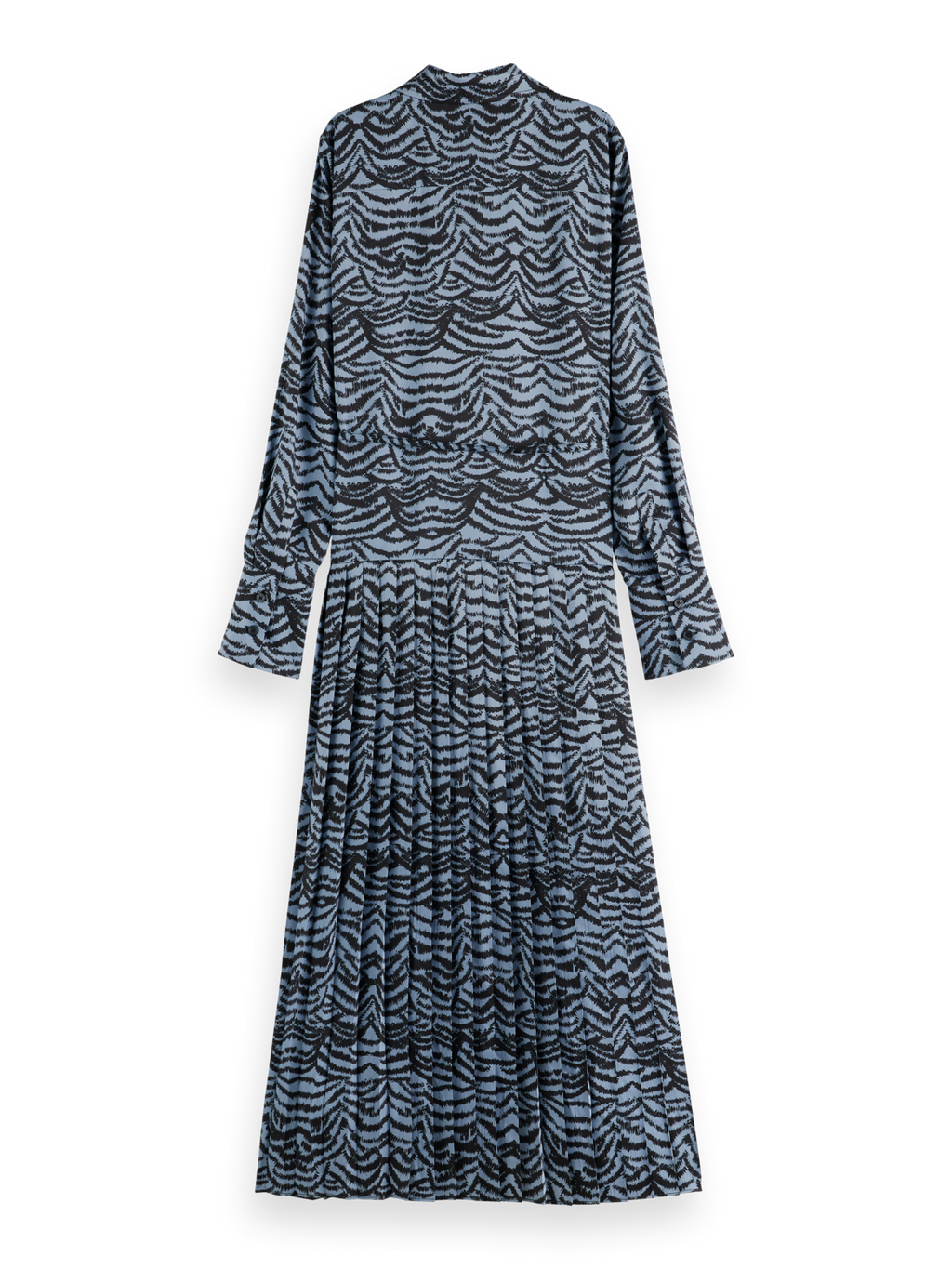 Belted shirt midi dress