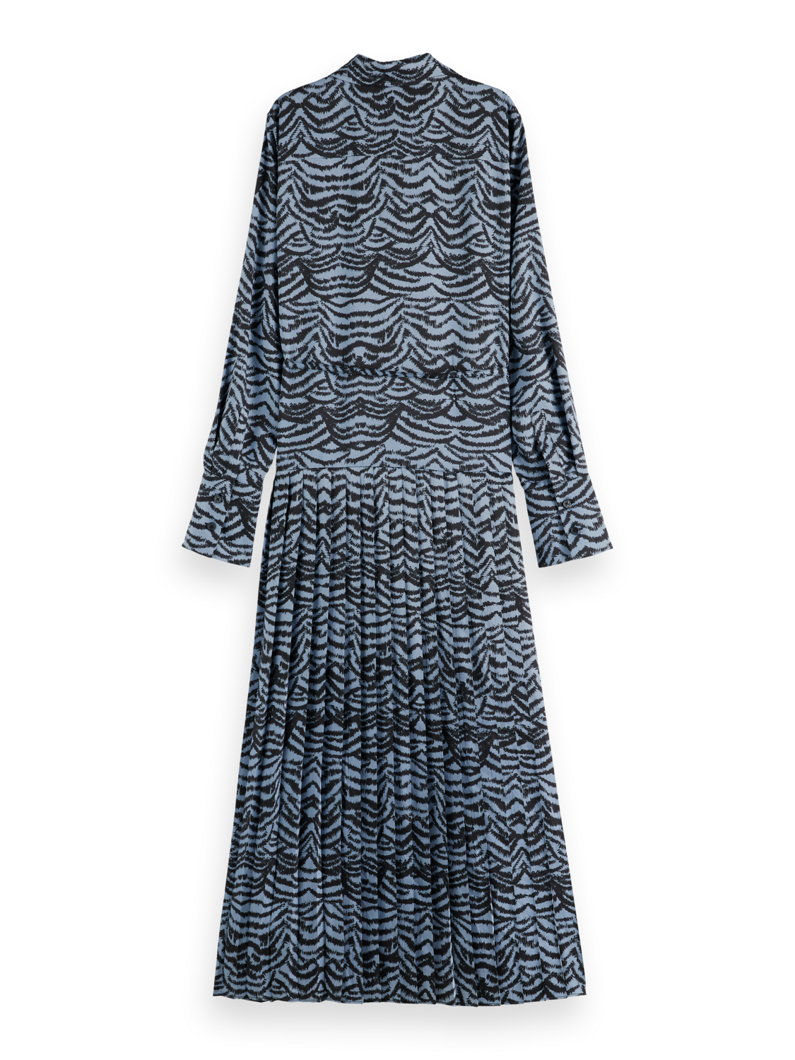 Belted shirt midi dress
