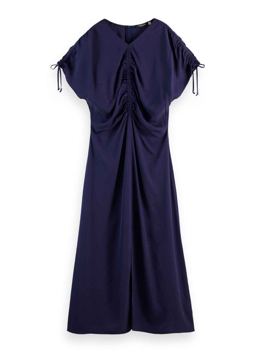 Drawstring maxi dress