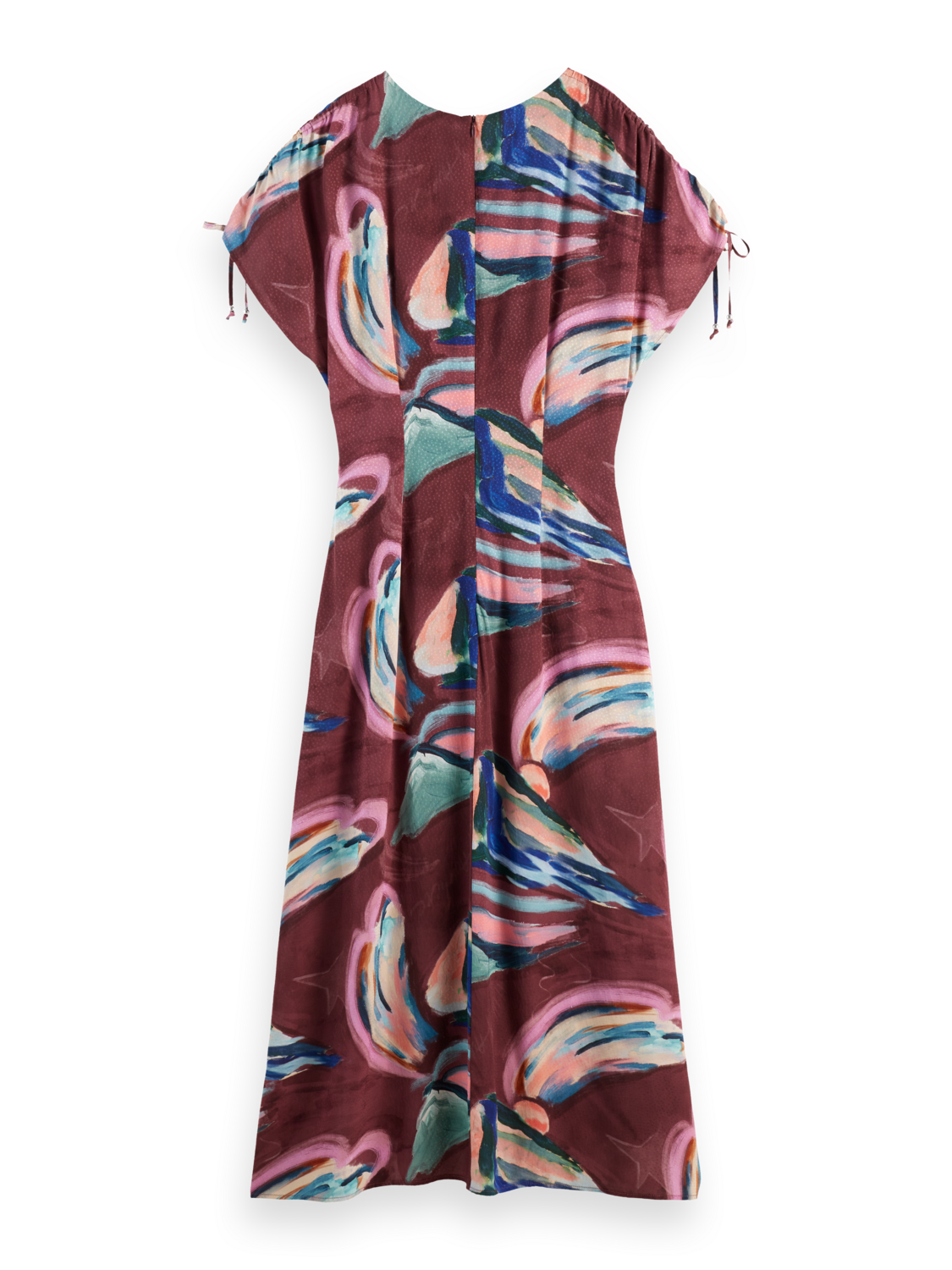 Drawstring maxi dress