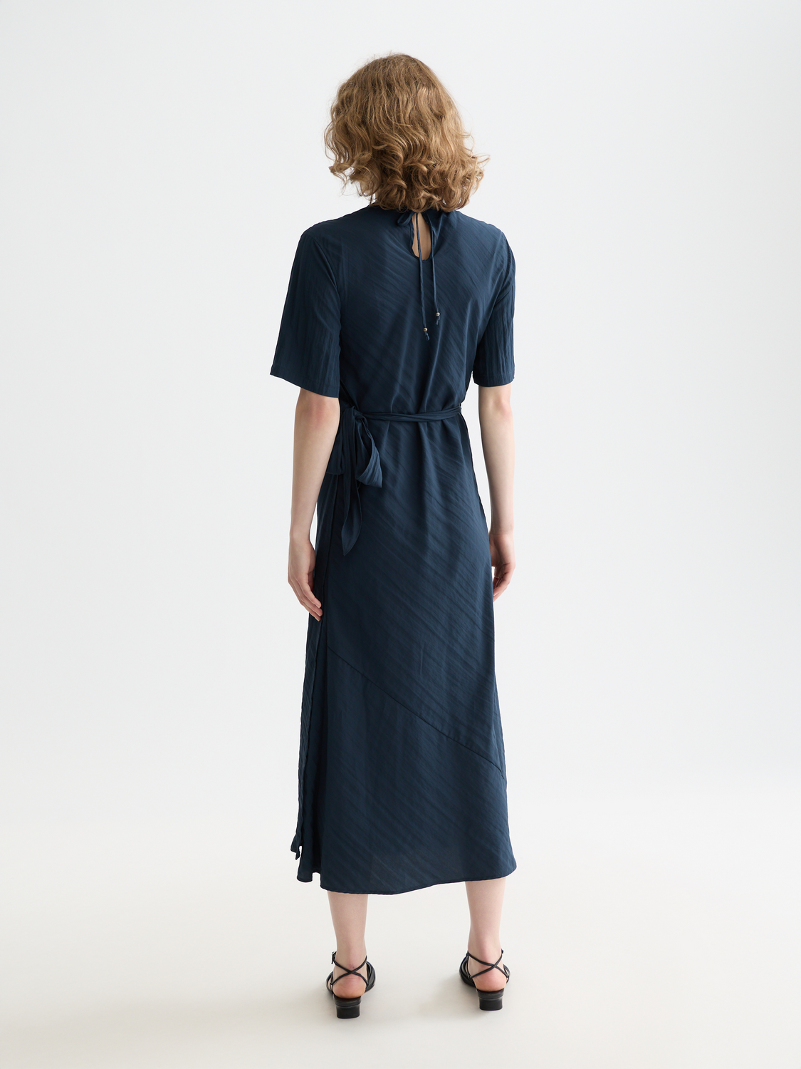 tie wrap midi dress Tie wrap midi dress – Scotch & Soda Amsterdam
