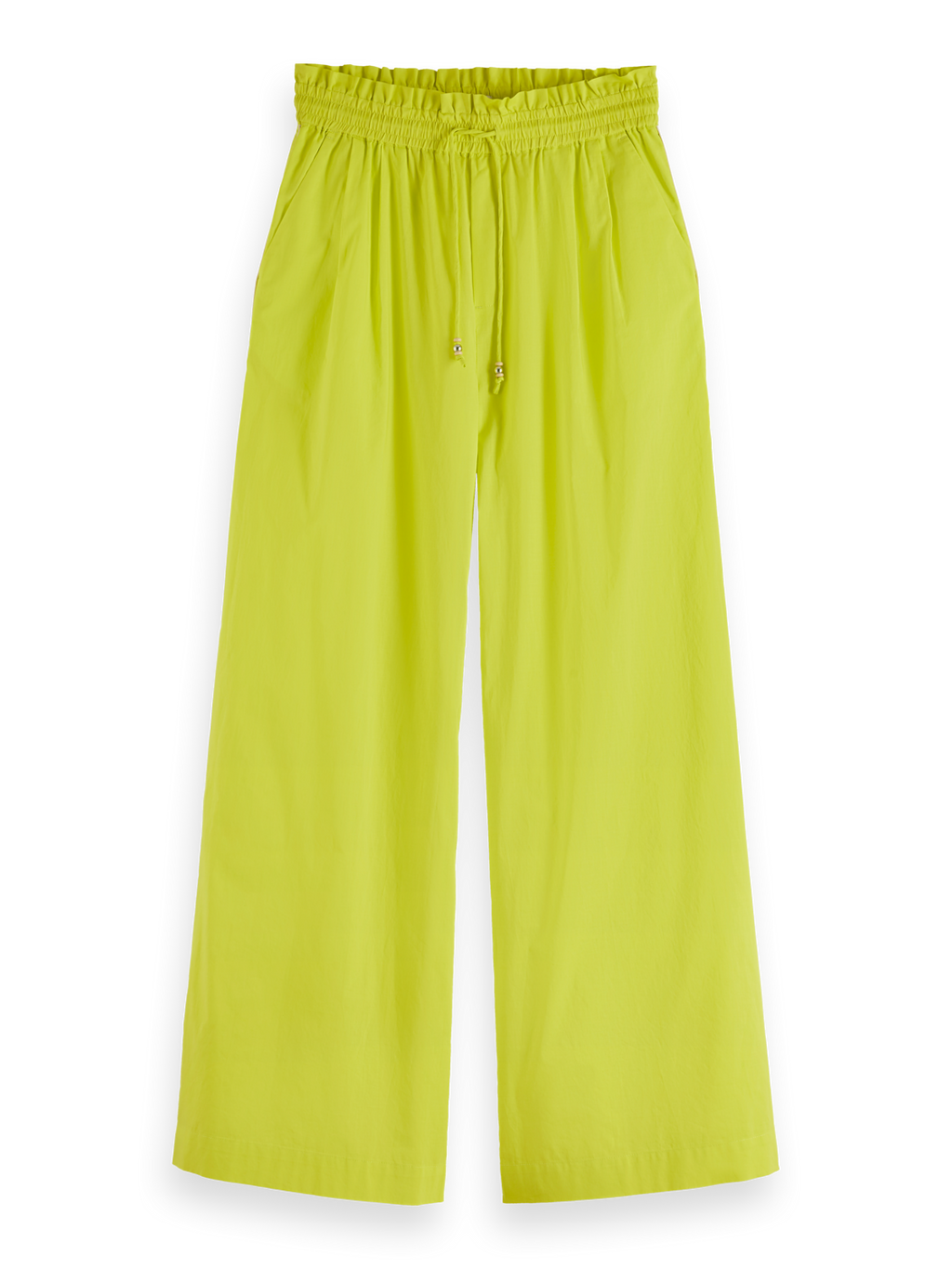 Cotton Voile Wide Leg Pants