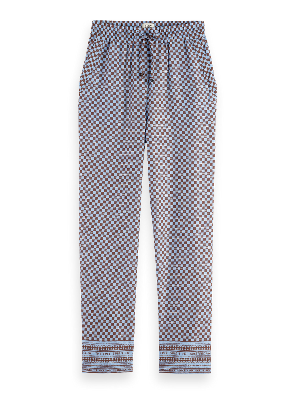 Mid-rise beach pant