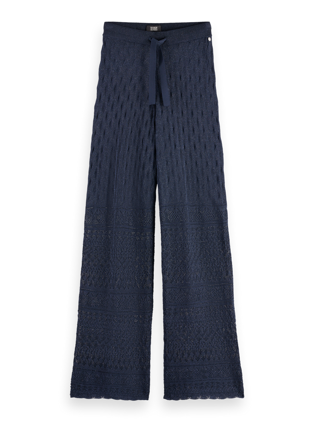 Metallic Knitted Trousers