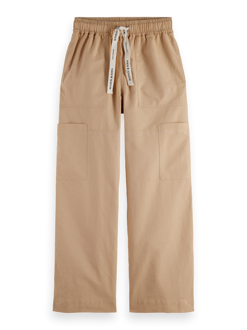 Noa high-rise wide-leg pull on cargo pant