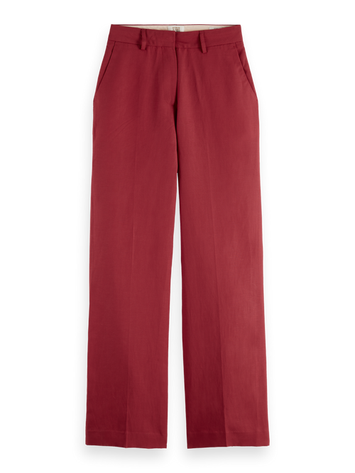 Edie high rise tailored wide-leg pant