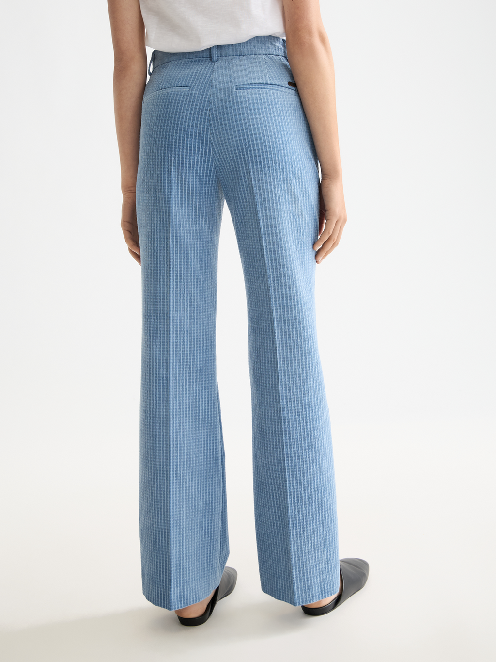 Violet high rise flare leg corduroy pant