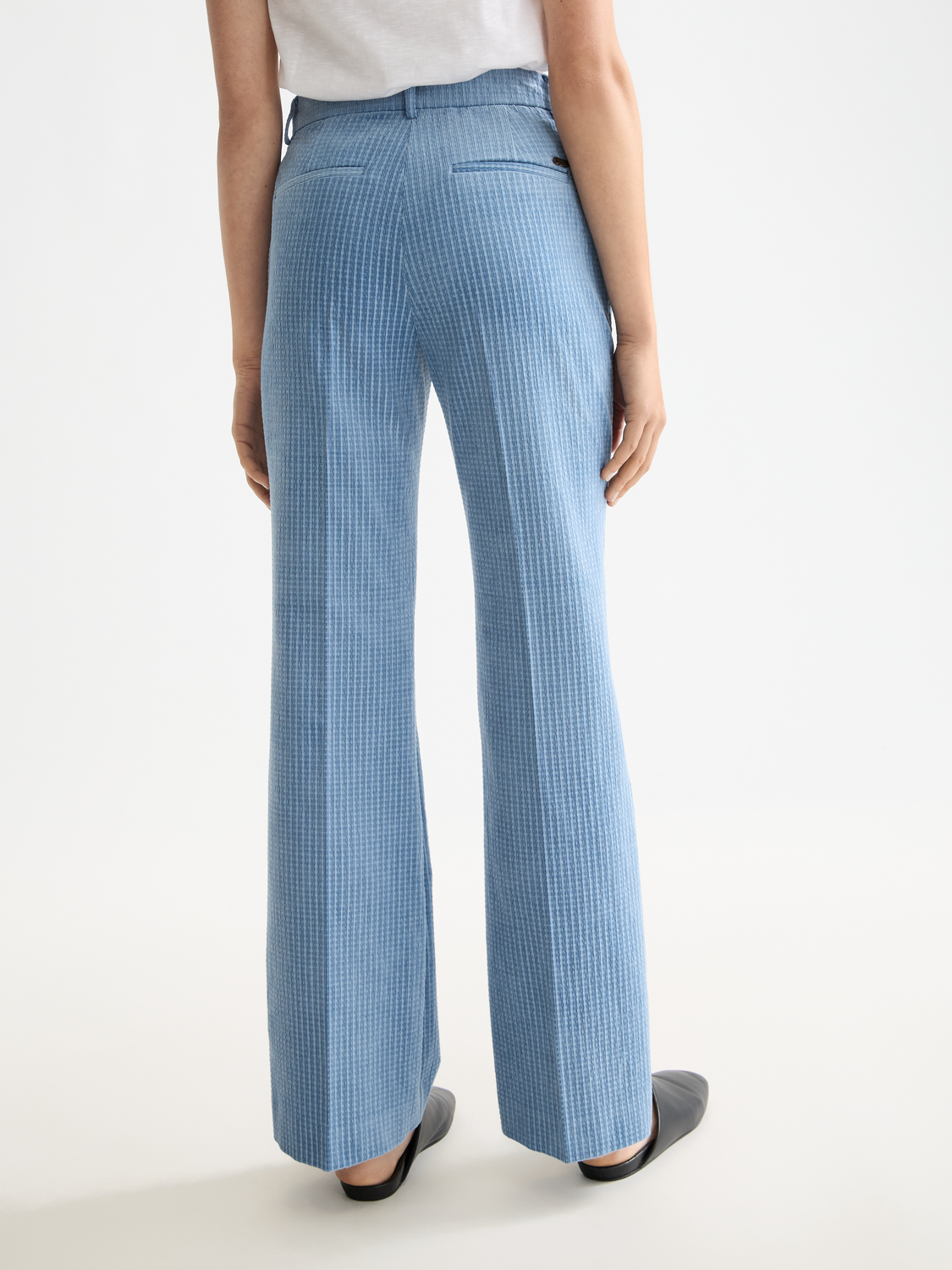 Violet high rise flare leg corduroy pant