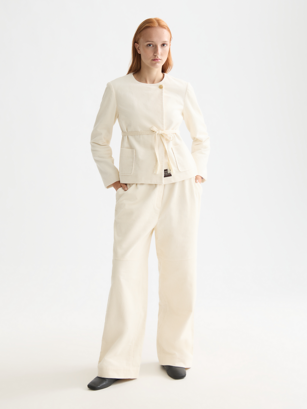 Noa high-rise wide-leg pant