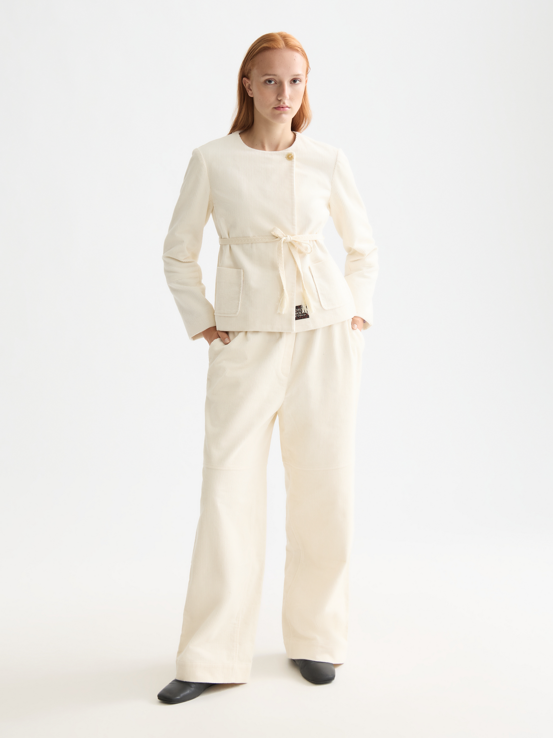 Noa high-rise wide-leg pant