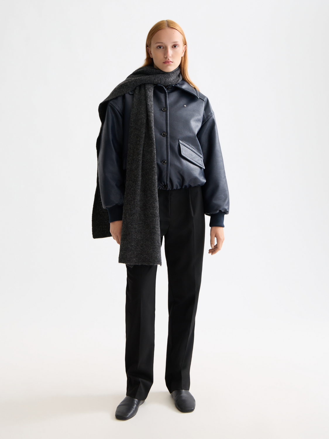 Robyn high rise relaxed gabardine pant