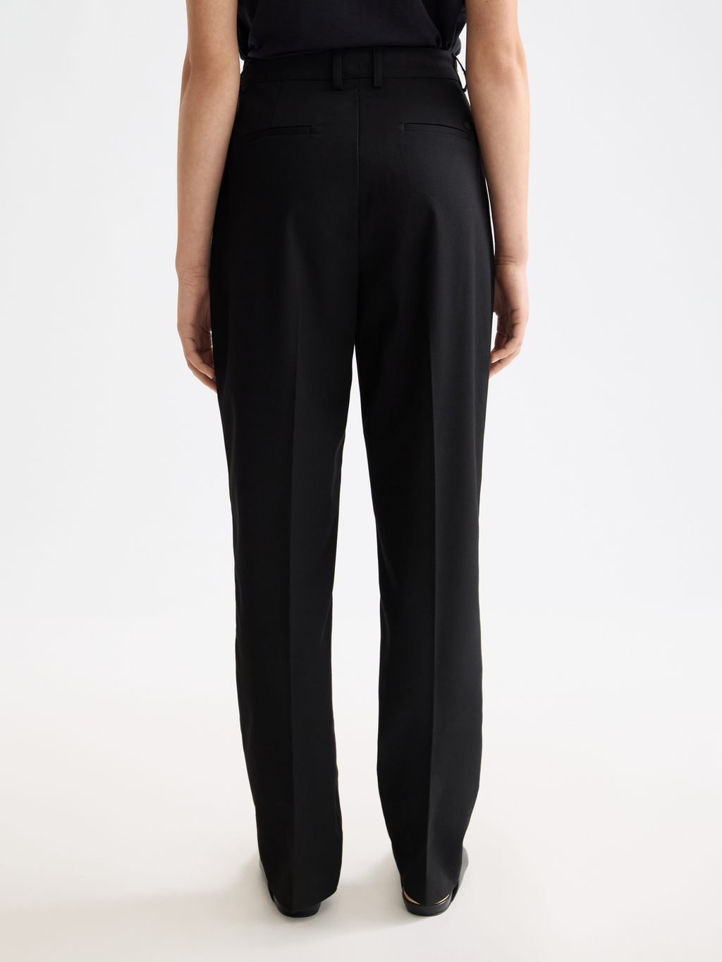 Robyn high rise relaxed gabardine pant