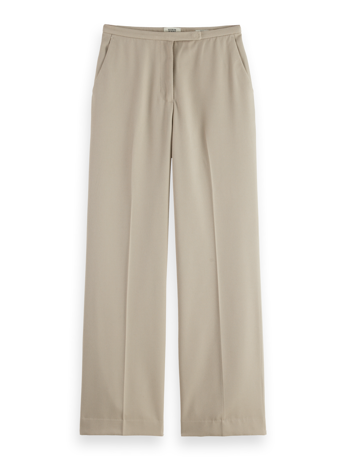 Edie high rise wide leg gabardine pant