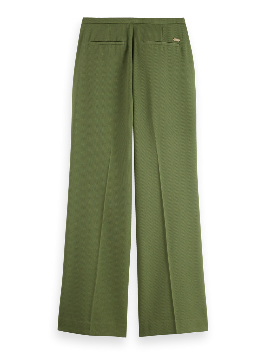 Edie high rise wide leg gabardine pant