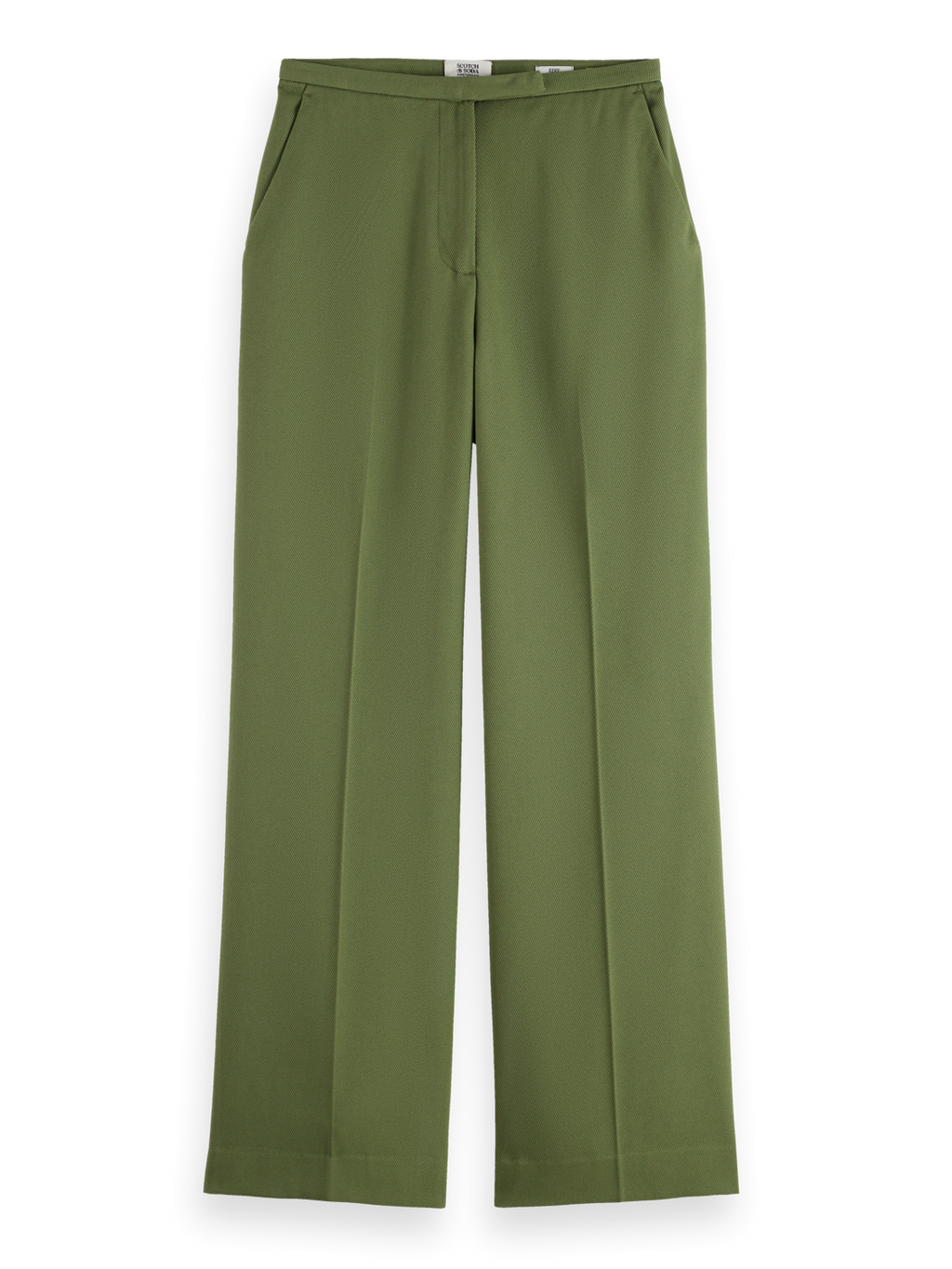 Edie high rise wide leg gabardine pant