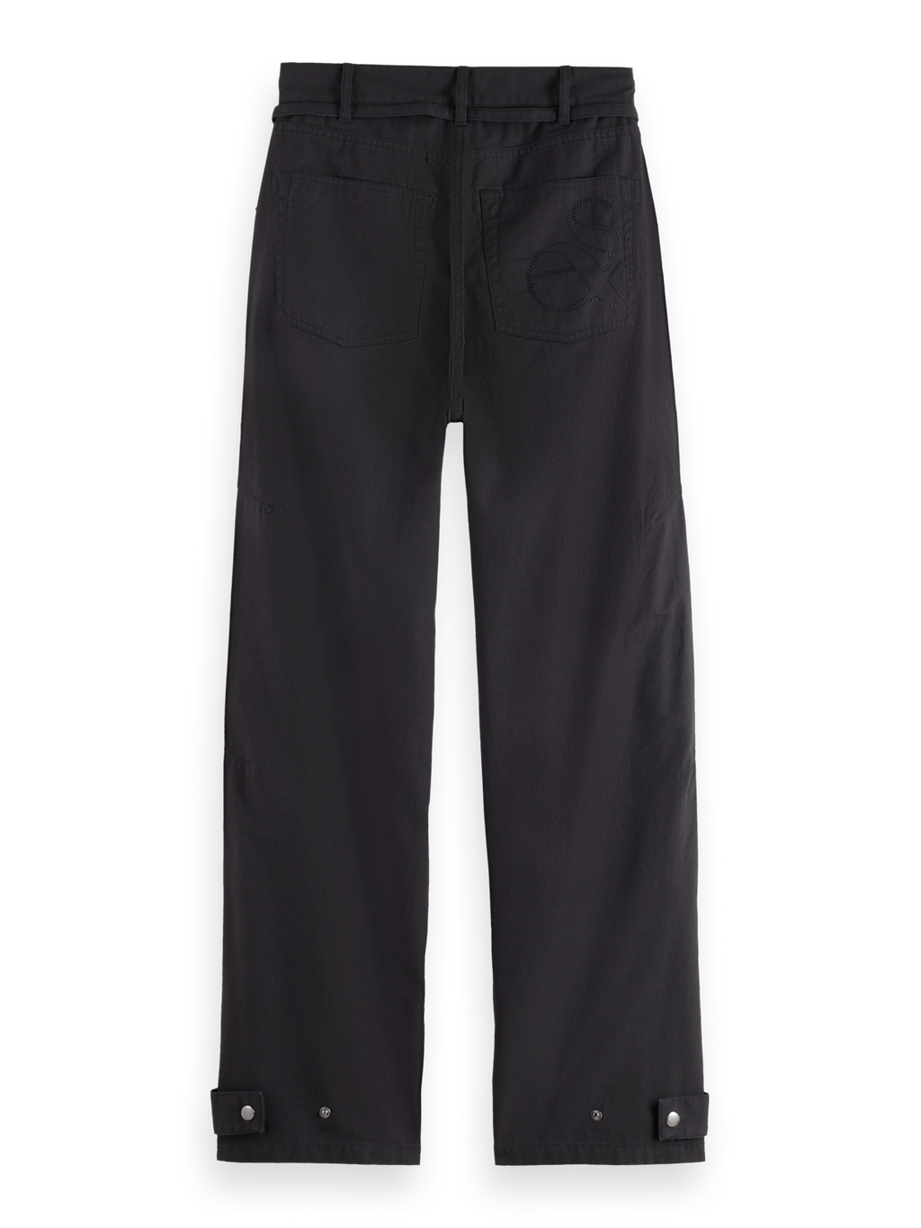 Lotus barrel leg seam detail pant