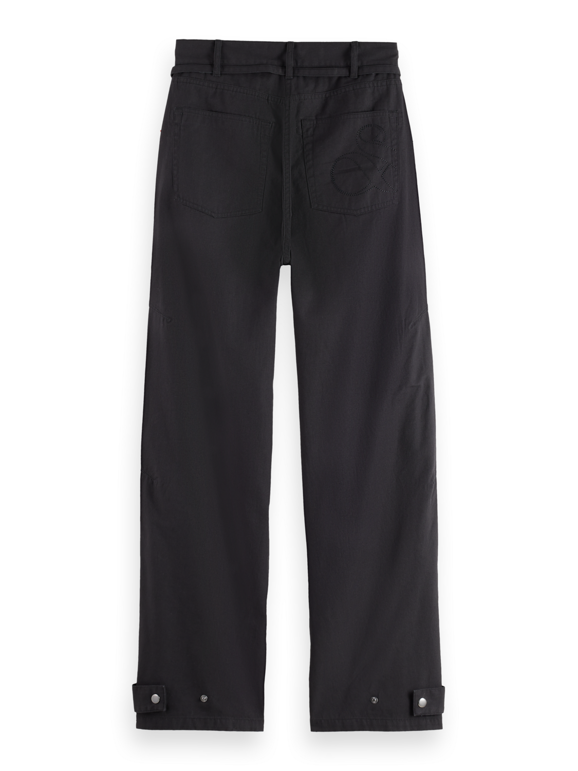 Lotus barrel leg seam detail pant
