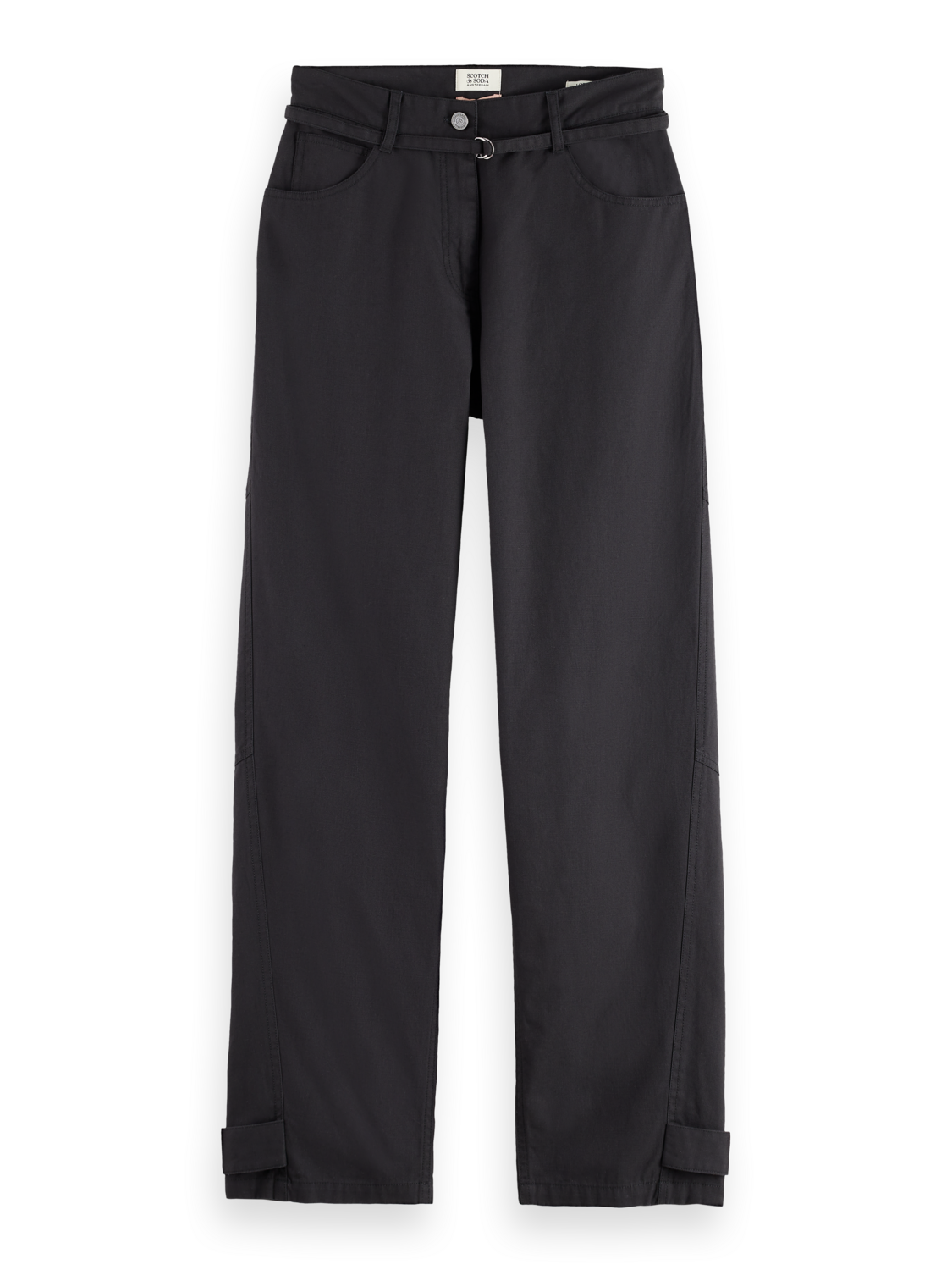 Lotus barrel leg seam detail pant
