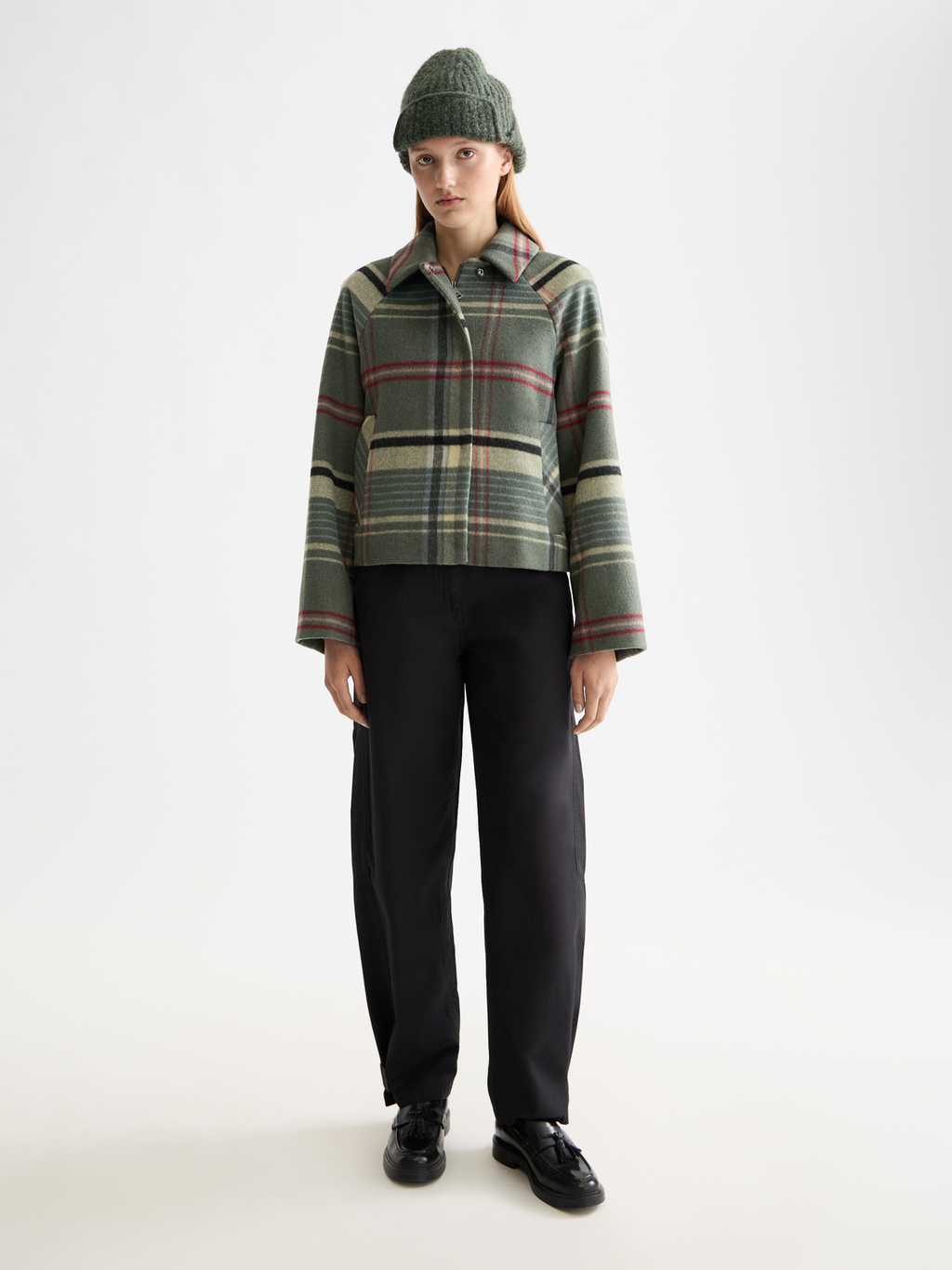 Lotus barrel leg seam detail pant