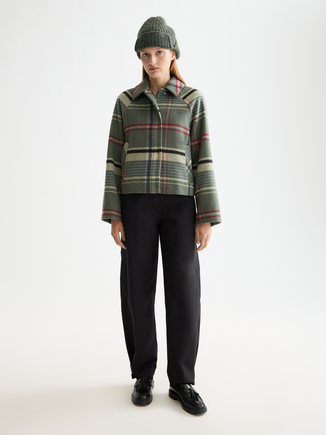 Lotus barrel leg seam detail pant