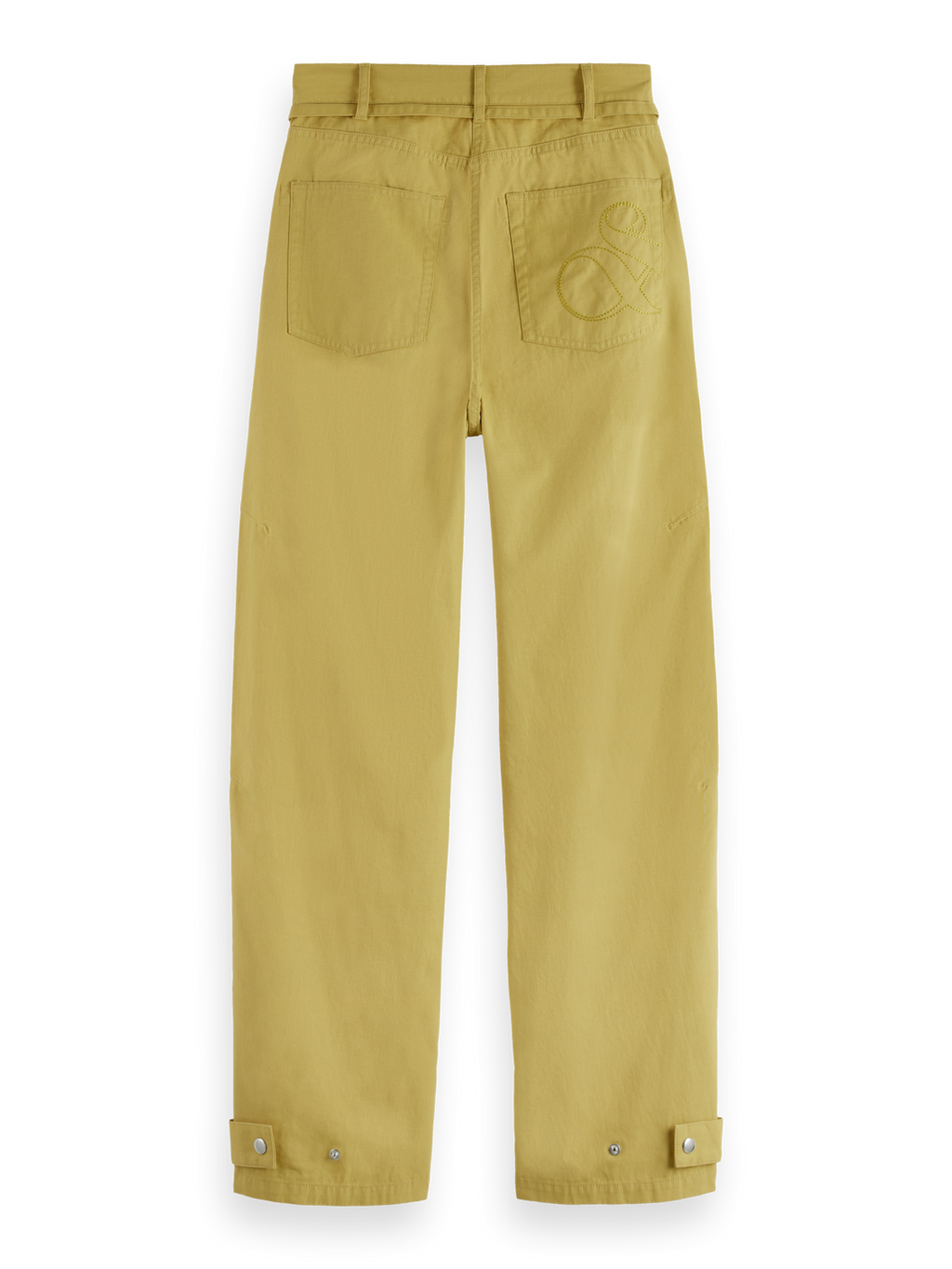 Lotus barrel leg seam detail pant