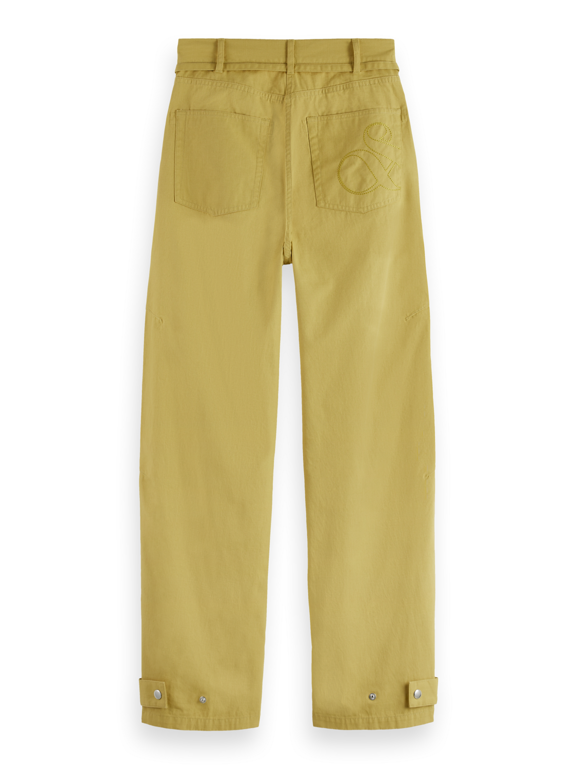 Lotus barrel leg seam detail pant
