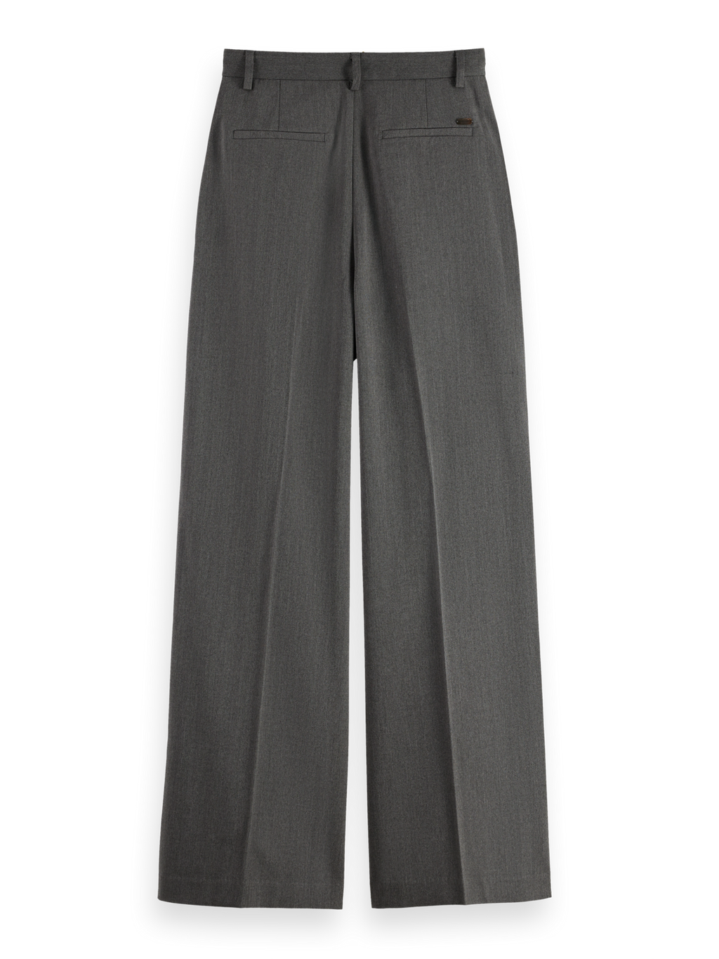 Essentials Rose high rise wide leg herringbone pant