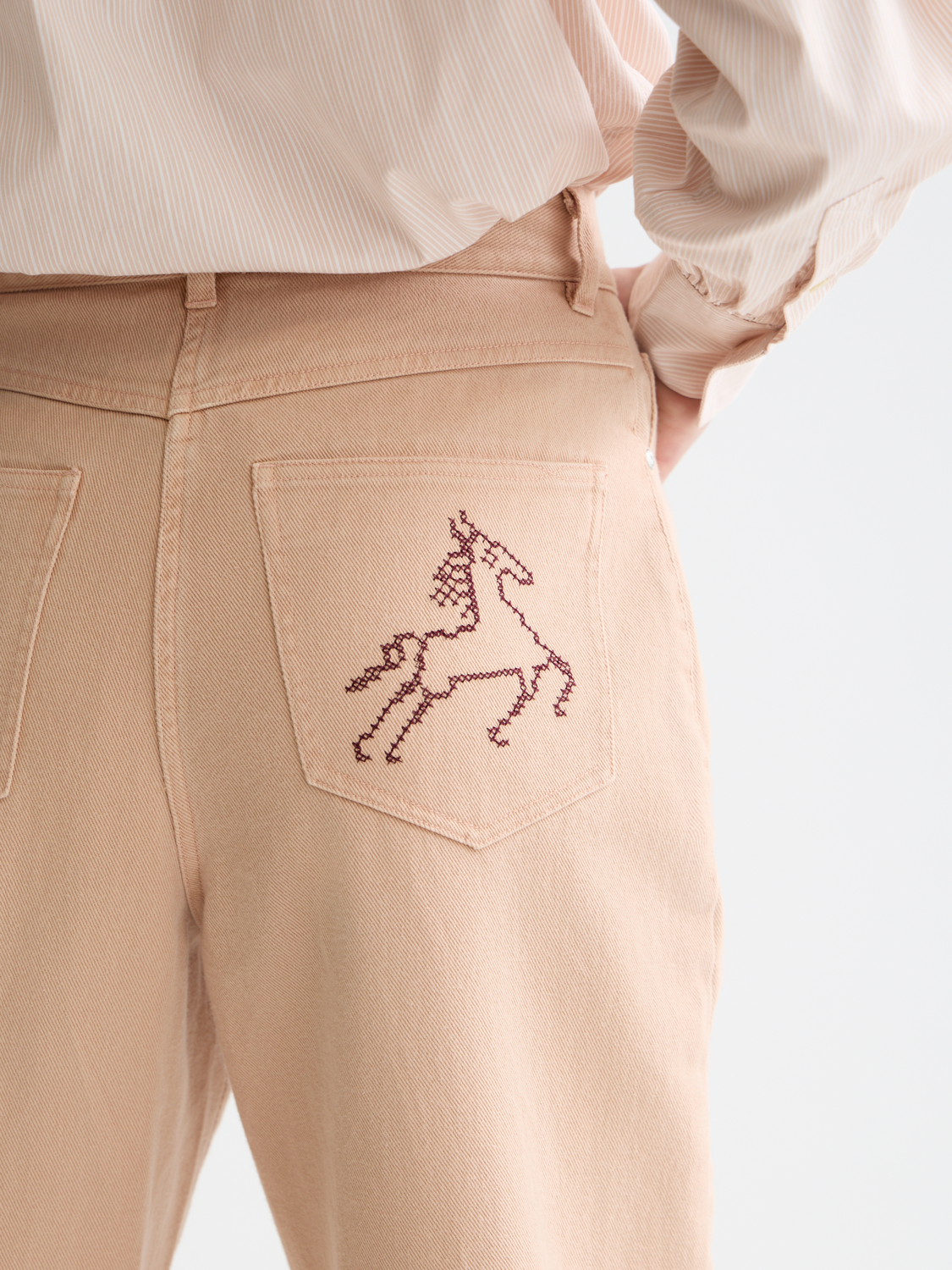 The Ripple high rise straight pants