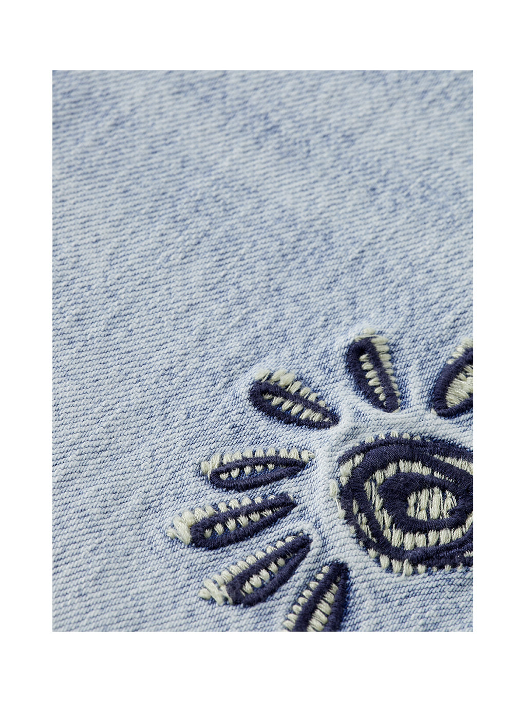The Buzz Embroidered Denim