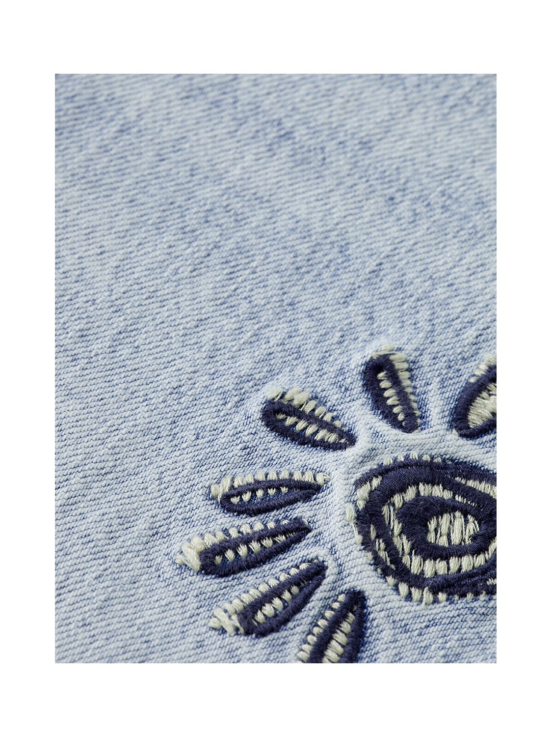 The Buzz Embroidered Denim