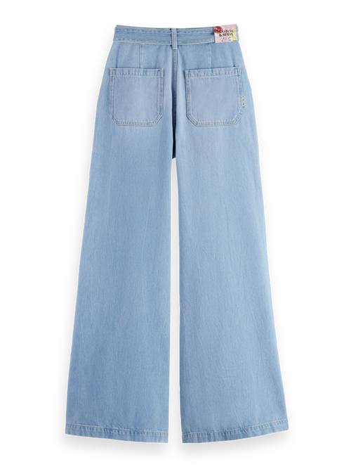 The Wave wide leg jeans   Luna blue Light