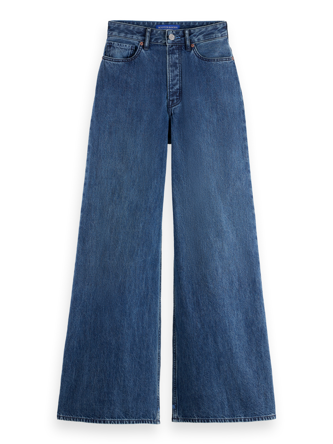 The Wave wide leg denim