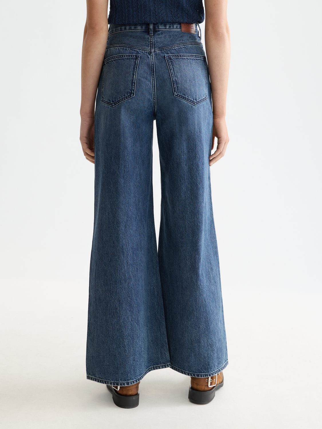 The Wave wide leg denim