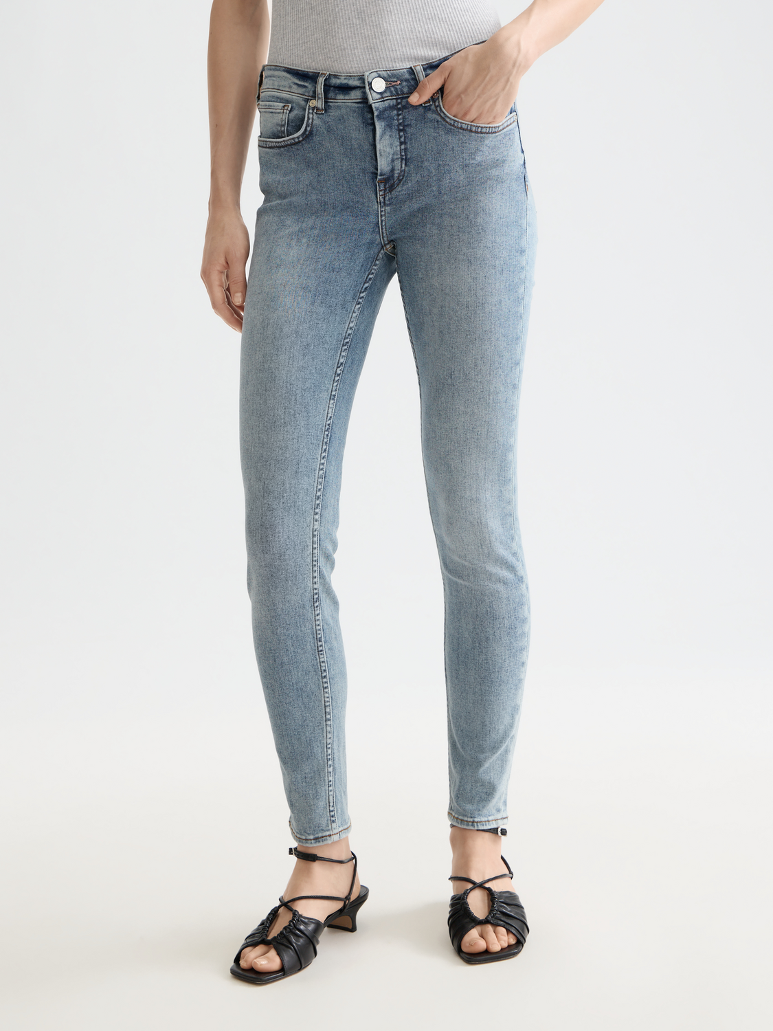 Bohemienne mid rise skinny jeans