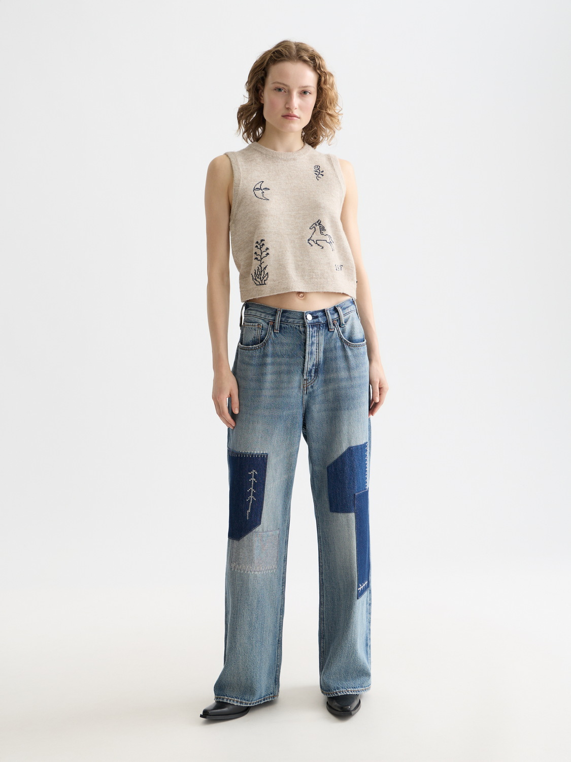 The Deep low rise loose fit