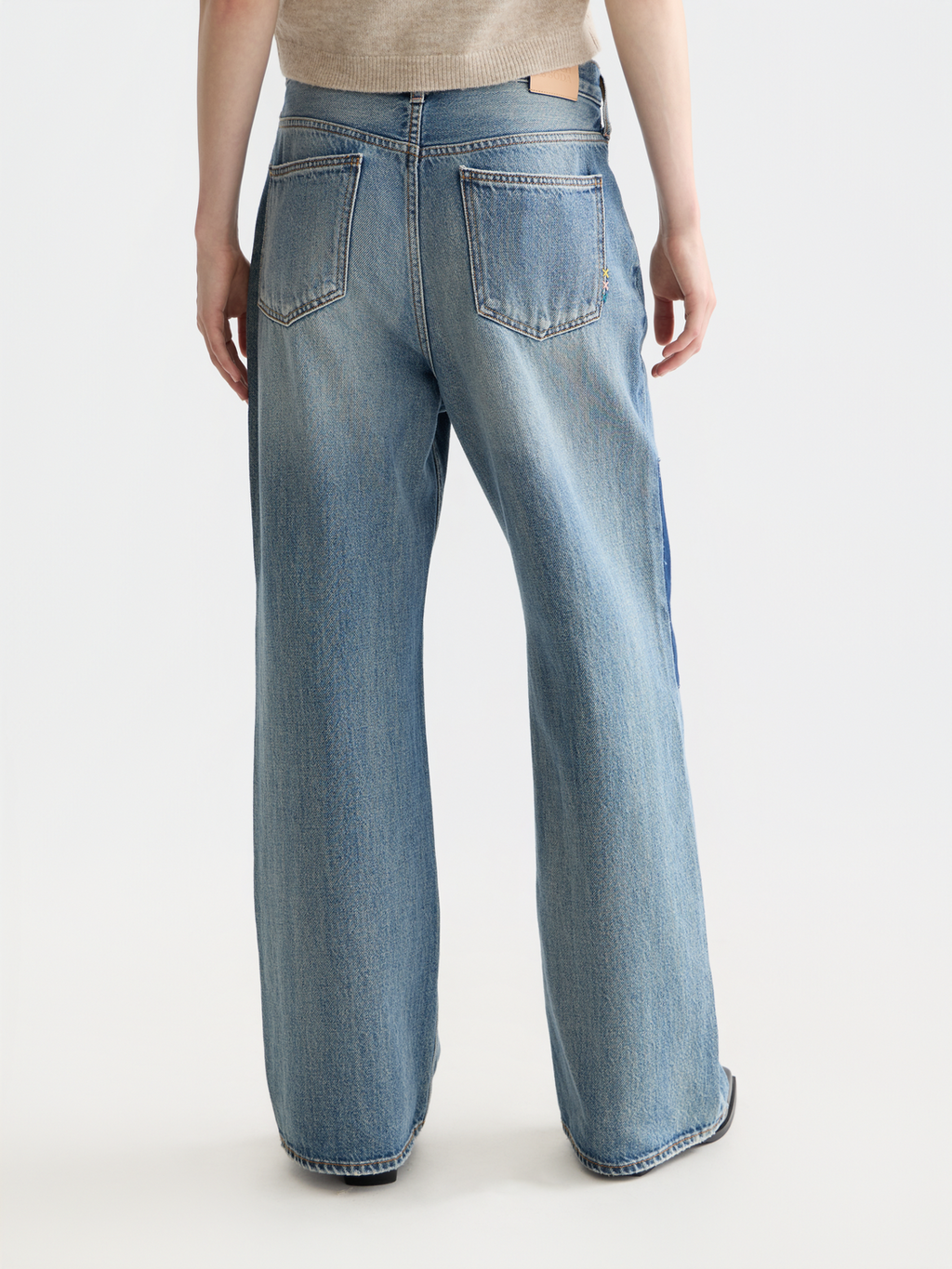 The Deep low rise loose denim