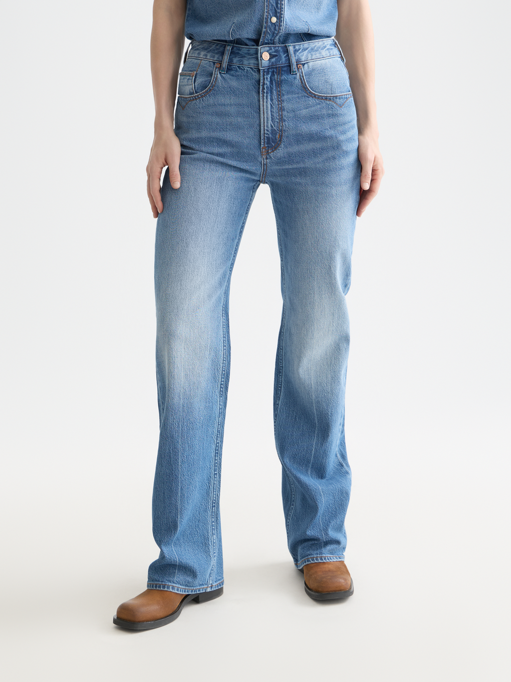 The Glow bootcut denim