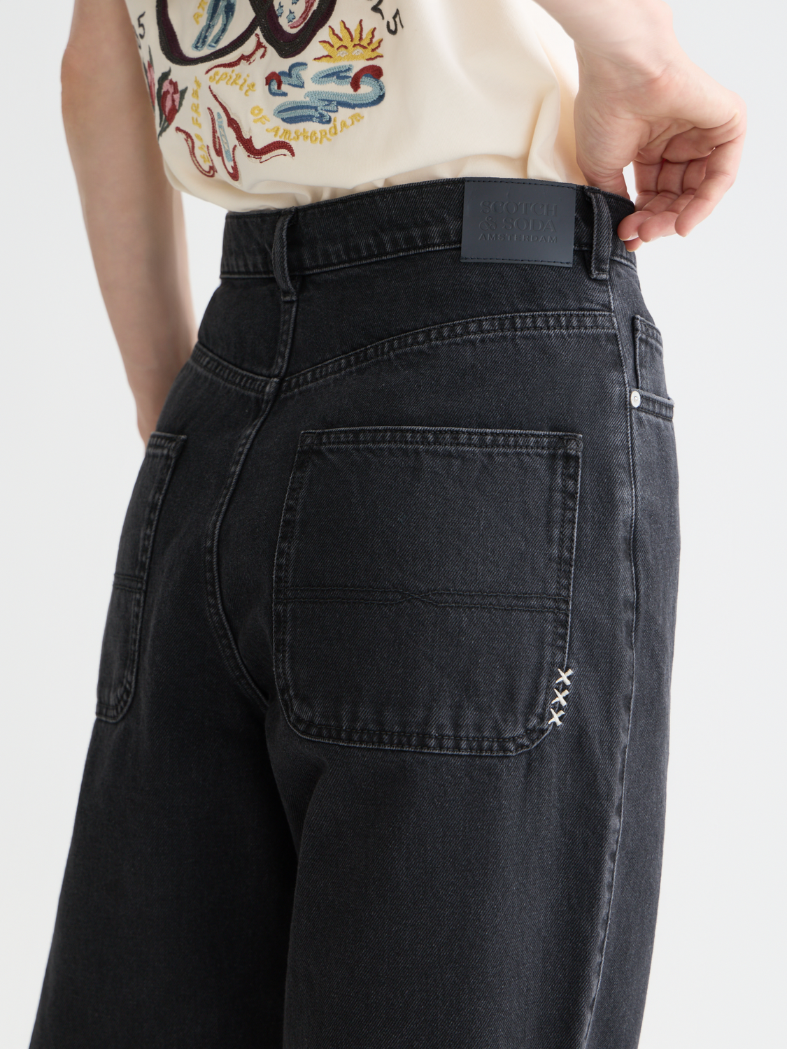 Raine high rise wide leg