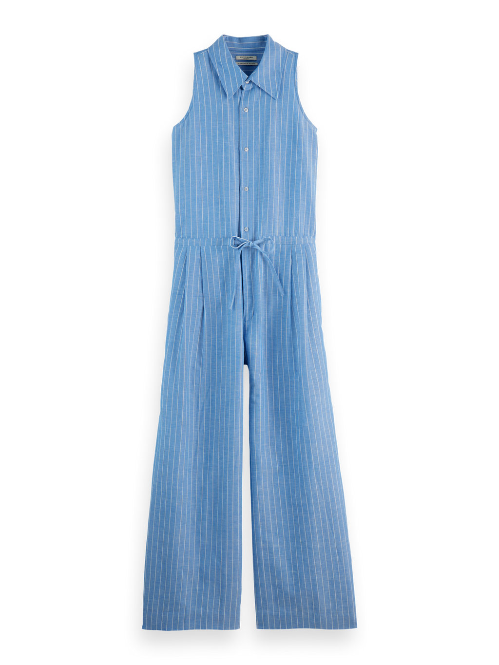 Halter Linen Jumpsuit