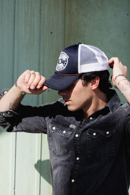 JOE JONAS X SCOTCH SODA EMBROIDERED ARTWORK TRUCKER CAP