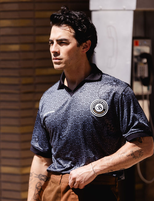 JOE JONAS X SCOTCH SODA ALL OVER PRINT FOOTBALL JERSEY