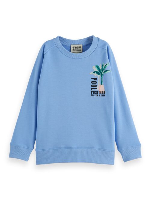 RELAXED-FIT CREWNECK ARTWORK SWEATSHIRT