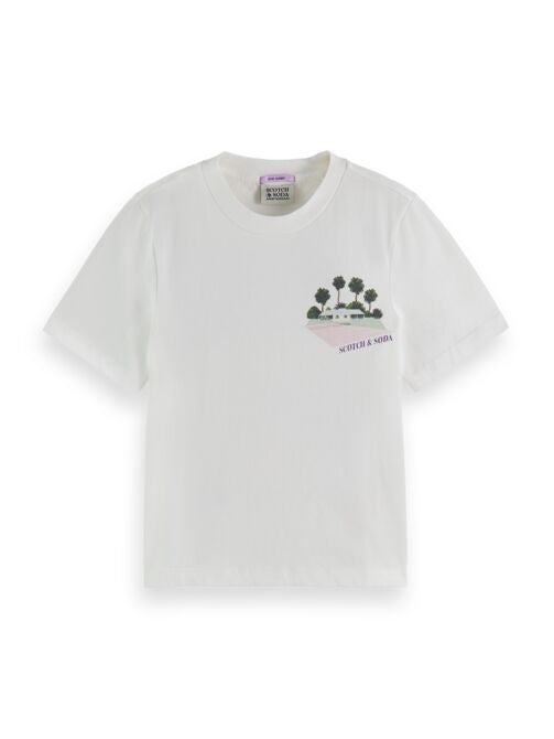 REGULAR-FIT TENNIS ARTWORK T-SHIRT