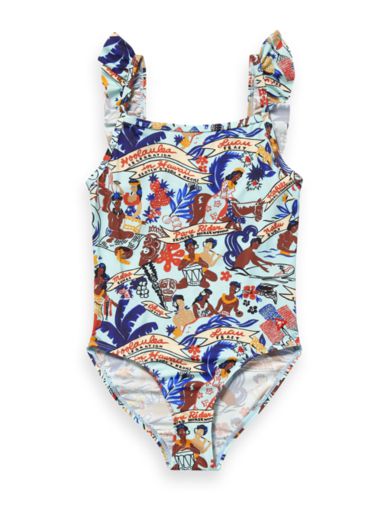 Girls PRINTED BATHING SUIT