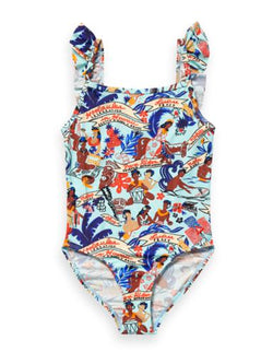 All-over printed bathing suit