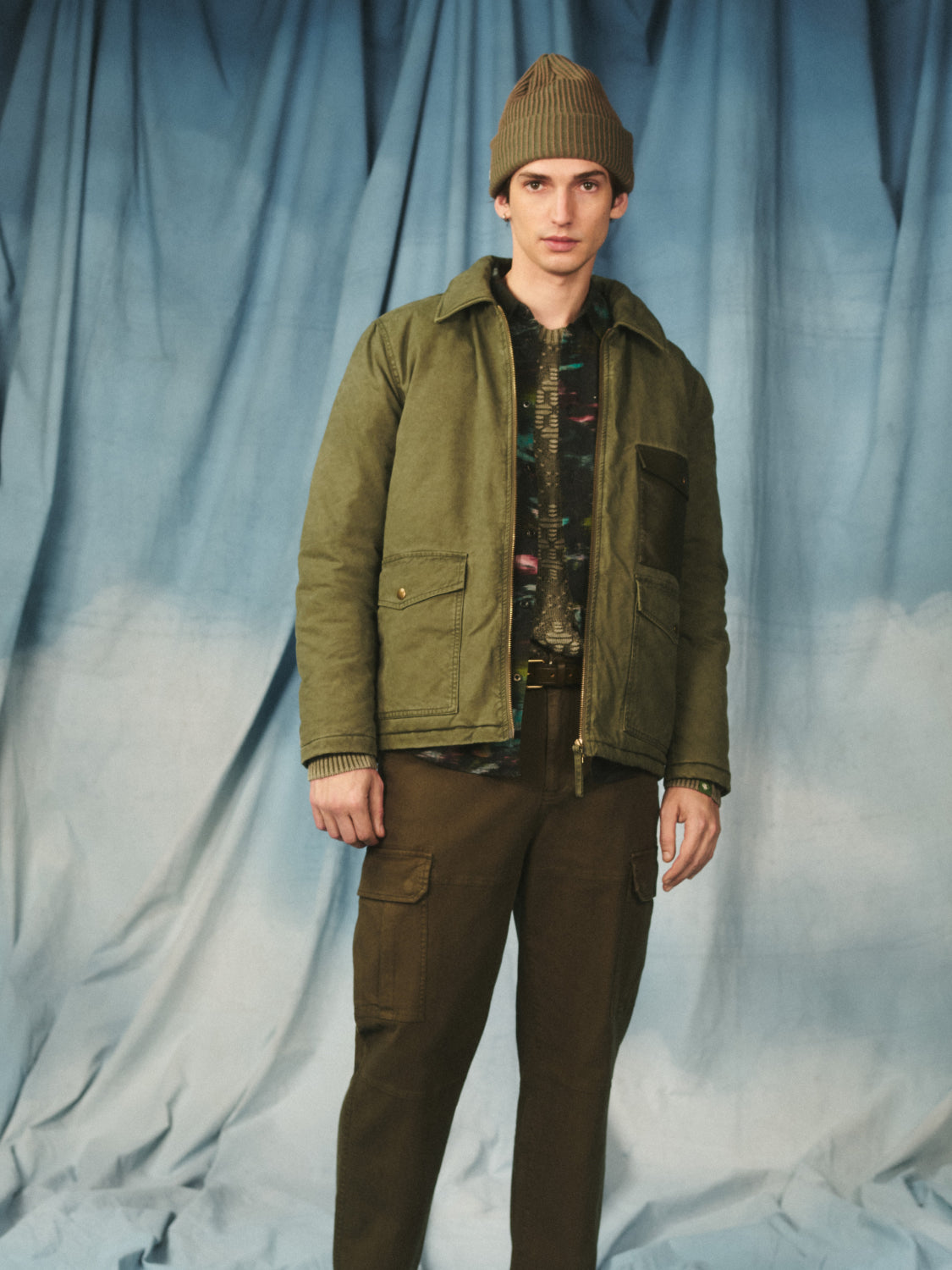 Padded Canvas Work Jacket