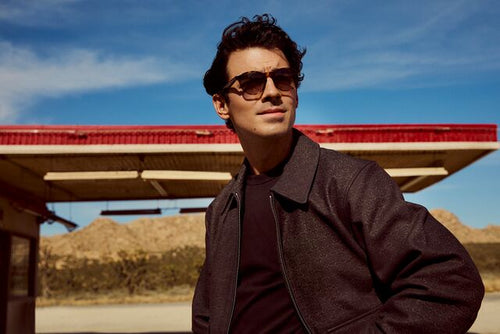 JOE JONAS X SCOTCH SODA SUEDE TUXEDO BLOUSON