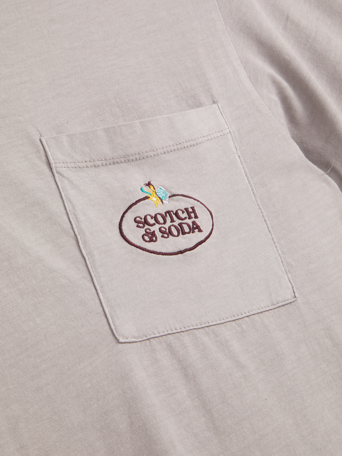 GARMENT DYED SS POCKET TEE