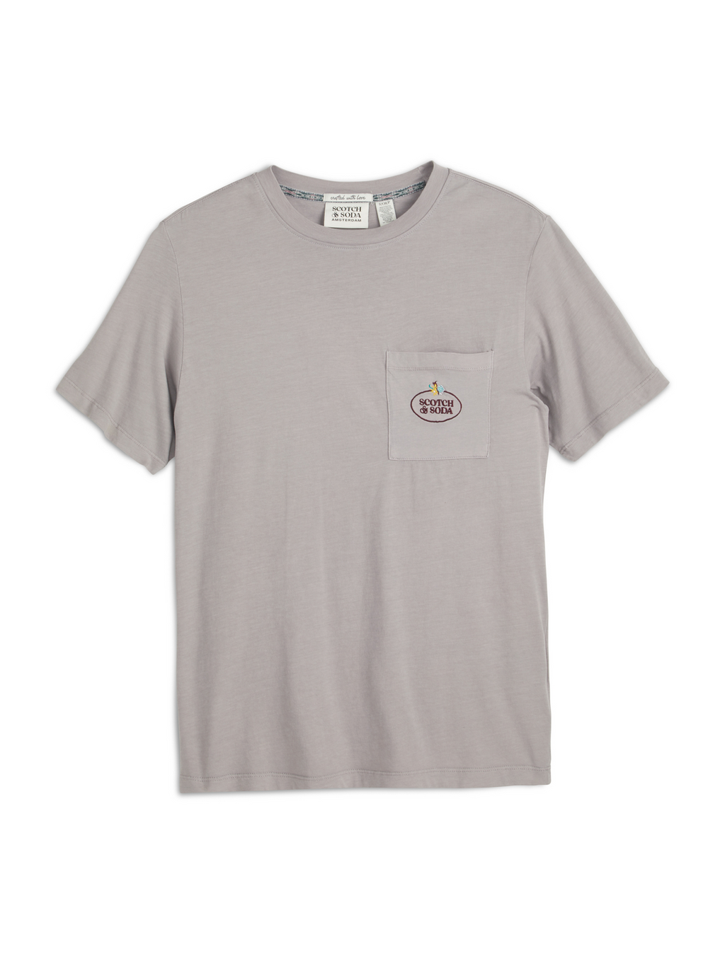GARMENT DYED SS POCKET TEE