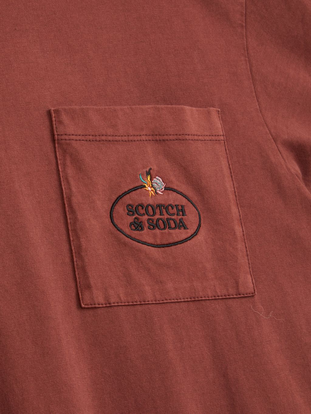 GARMENT DYED SS POCKET TEE